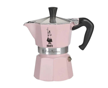 Bialetti 3 CUP Moka Express Not Coffee Maker - Candy Pink