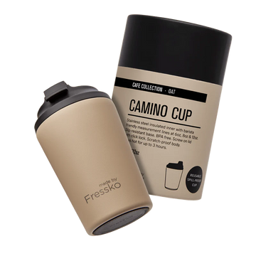 made by Fressko reusable thermal cup
