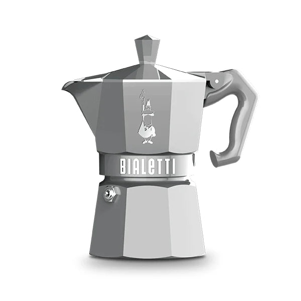 Bialetti 3 CUP Moka Exclusive Not Coffee Maker Silver